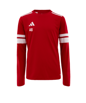 adidas Squadra 25 Trikot Langarm Rot
