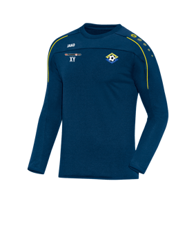 JAKO Classico Sweatshirt Blau Gelb F42