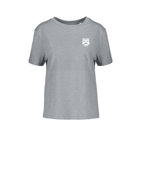 Merch Muser T-Shirt Women Heather Grey | #logo1c