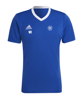 adidas Entrada 22 Trikot Blau Weiss