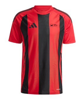 adidas Striped 24 Trikot Rot Schwarz