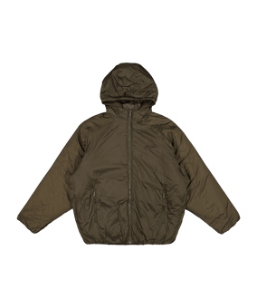 Sean John Logo Round Padded Jacke Braun - braun