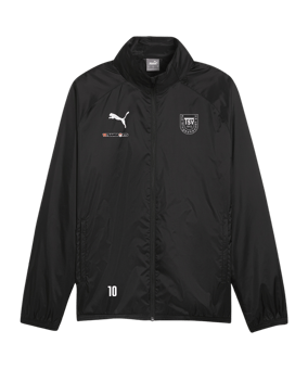 PUMA teamGOAL Allwetterjacke Schwarz Weiss F03