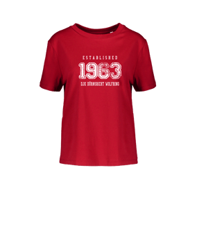 Merch Muser T-Shirt Women Red | #established