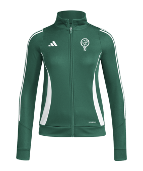 adidas Tiro 24 Trainingsjacke Damen Grün Weiss