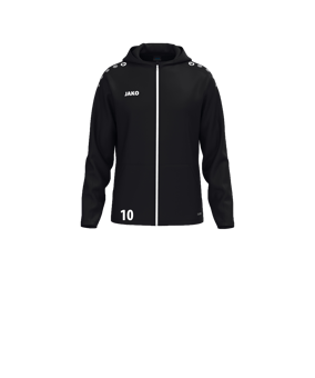 JAKO One Kapuzenjacke Kids Schwarz F800