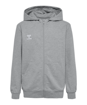 Hummel GO 2.0 Kapuzenjacke Kids Grau F2006 - grau