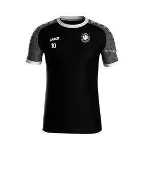 JAKO Iconic Trikot Schwarz Grau F801
