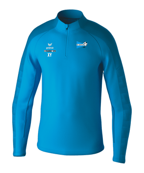 Erima Evo Star HalfZip Sweatshirt Kids Blau