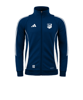 adidas Tiro 24 Trainingsjacke Dunkelblau Weiss