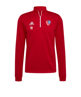adidas Entrada 22 HalfZip Sweatshirt Rot