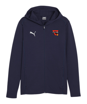PUMA teamFINAL Casuals Kapuzenjacke Blau F06