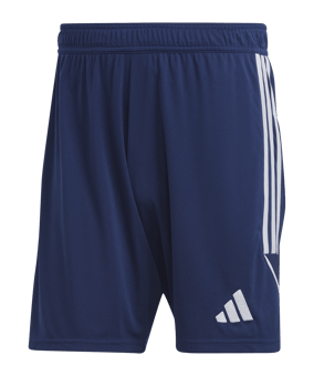 adidas Tiro 23 Short Dunkelblau Weiss - blau