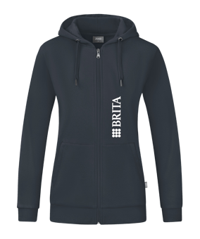 JAKO Organic Kapuzenjacke Damen Grau F830
