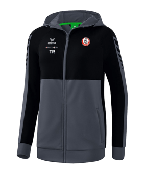 Erima Six Wings Kapuzenjacke Damen Grau