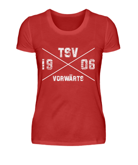 TSV Schopfloch T Shirt Vorwärts X Damen Rot - rot