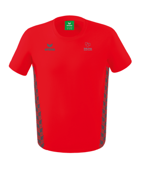 Erima Team Essential T-Shirt Kids Rot Grau