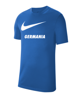 Nike Park 20 T-Shirt Swoosh Blau Weiss F463
