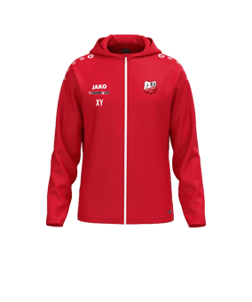 JAKO One Kapuzenjacke Rot F100