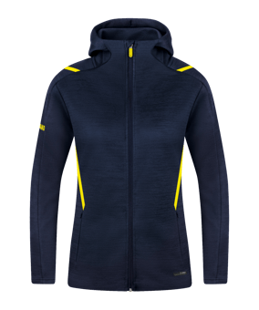 JAKO Challenge Freizeit Kapuzenjacke Damen F512 - blau