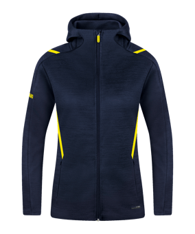 JAKO Challenge Freizeit Kapuzenjacke Damen F512 - blau