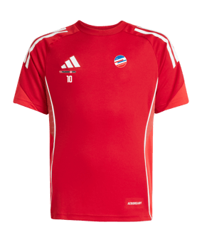adidas Tiro 25 Competition Trainingsshirt Kids Rot