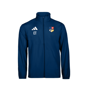 adidas Entrada 26 Regenjacke Dunkelblau