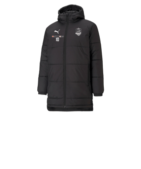 PUMA Bench Jacke Kids Schwarz Weiss F03