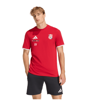 adidas Entrada 26 T-Shirt Rot