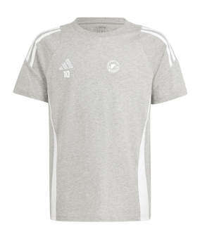 adidas Tiro 24 T-Shirt Kids Grau Weiss