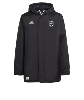 adidas Entrada 22 Stadium Jacke Schwarz
