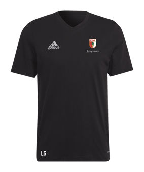 adidas Entrada 22 T-Shirt Schwarz