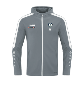 JAKO Power Kapuzenjacke Grau F840