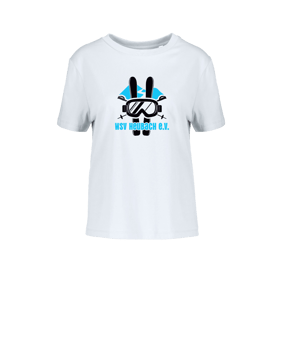 Merch Muser T-Shirt Women White | #logo (beidseitig)