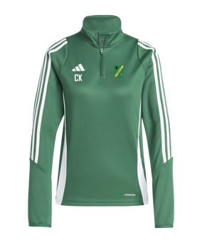 adidas Tiro 24 Trainingstop Damen Grün Weiss