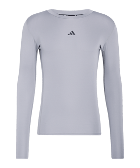 adidas Techfit Compression Training Underwear Longsleeve Grau