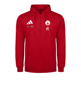 adidas Entrada 26 Kapuzenjacke Rot