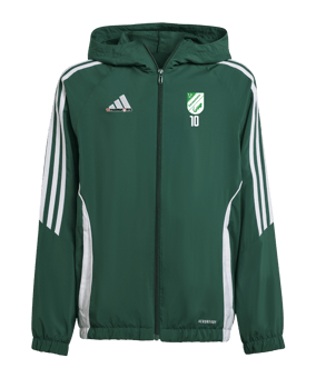 adidas Tiro 24 Windbreaker Kids Grün Weiss