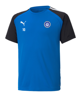PUMA teamPACER Trikot Kids Blau Schwarz F02