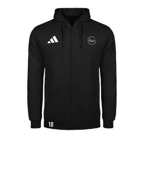 adidas Entrada 26 Kapuzenjacke Schwarz