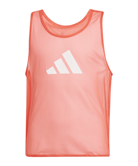 adidas Training BIB Kennzeichnungshemd Kids Rot - rot