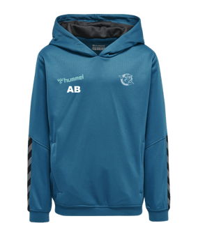 Hummel Authentic Poly Hoody Kids Türkis F8745