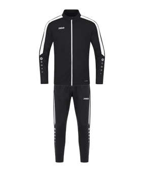 JAKO Power Trainingsanzug Kids Schwarz F800 - schwarz