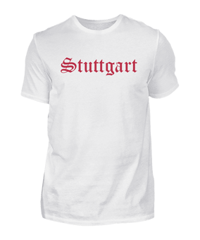 T-Shirt "Stuttgart" Weiss - weiss