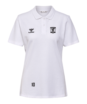 Hummel GO 2.0 Polo Damen Weiss F9001