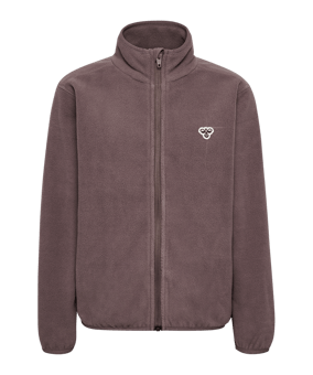 Hummel Fleece Bee Jacke Kids Braun F8029 - braun