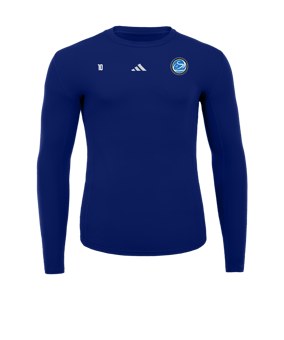 adidas Techfit Manches Longues Bleu