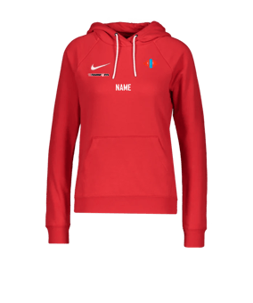 Nike Park 20 Fleece Hoody Damen Rot Weiss F657