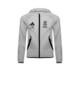 adidas Tiro Travel Hoody Kids Grau