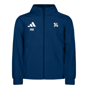 adidas Entrada 26 Regenjacke Dunkelblau